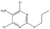 4,6-二氯-2-丙硫基-5-氨基嘧啶 