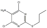 4,6-二氯-2-丙硫基-5-氨基嘧啶 