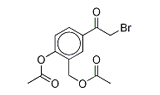 1-{4-(乙酰氧基)-3-[(乙酰氧基)甲基]苯基}-2-溴乙酮
